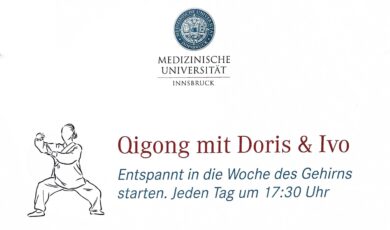 Woche des Gehirns - Plakat mit Qigong Ankündigung